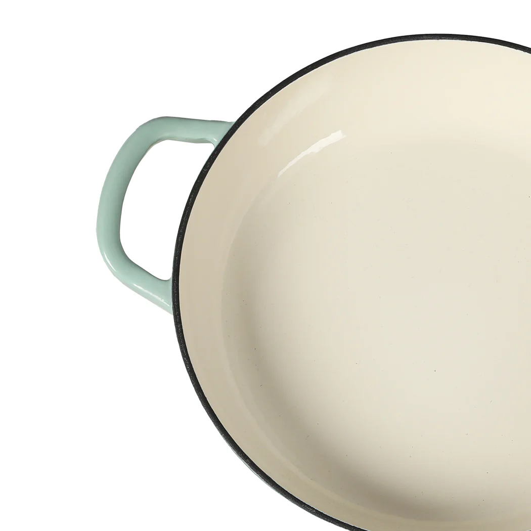 TOQUE 3.5L Enamel Dutch Oven Pan in Green Colour - Image 5