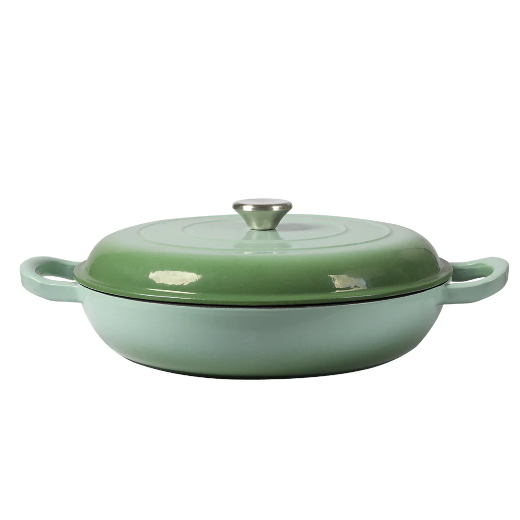 TOQUE 3.5L Enamel Dutch Oven Pan in Green Colour - Image 8