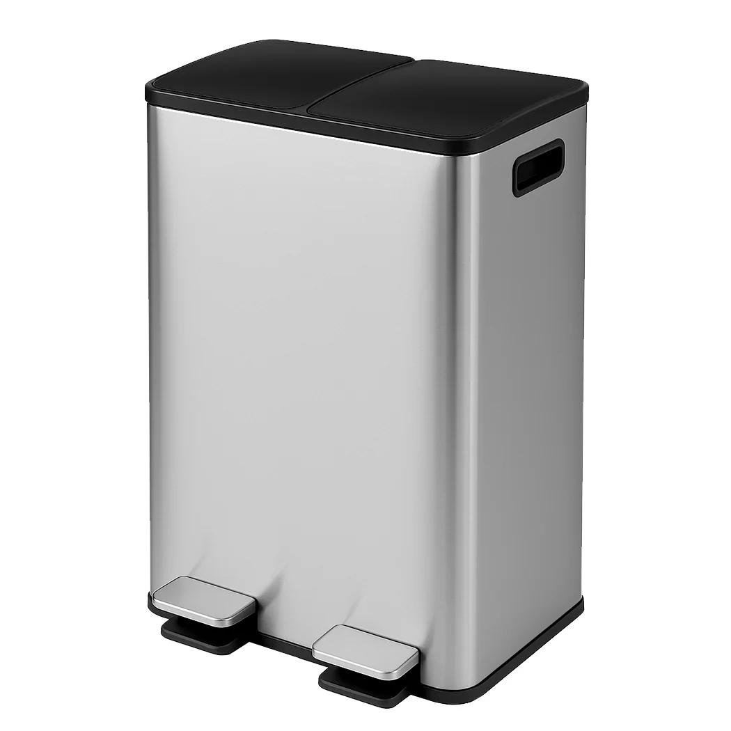 Toque 60L Pedal Bin Kitchen Waste Can Recycling Dustbin - Image 9
