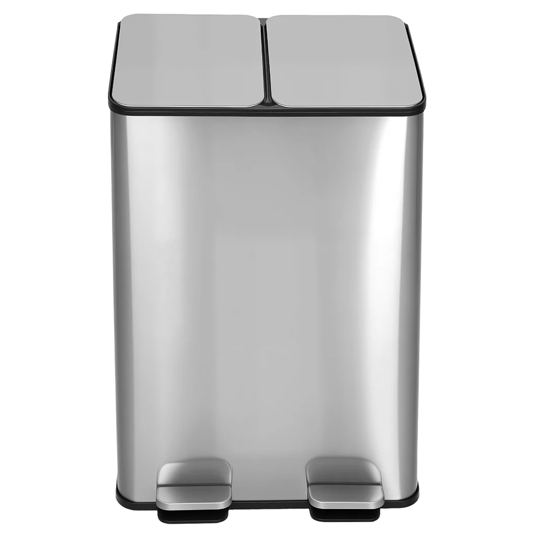 Toque 60L Pedal Bin Kitchen Waste Can Recycling Dustbin