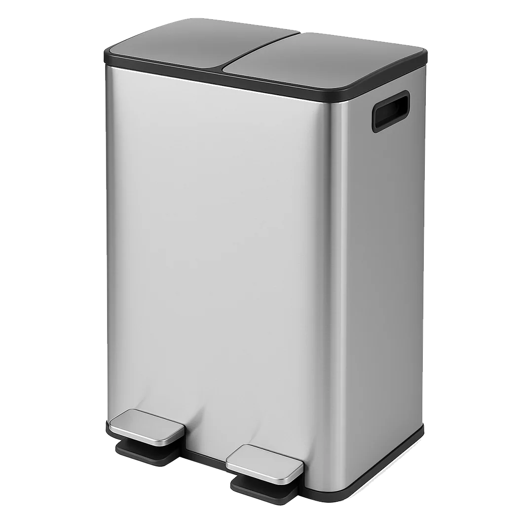 Toque 60L Pedal Bin Kitchen Waste Can Recycling Dustbin - Image 8