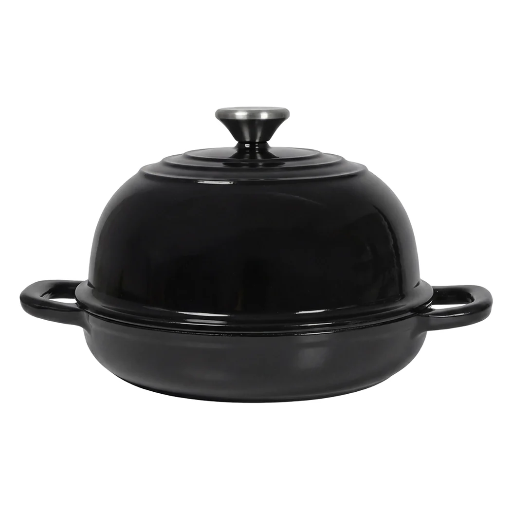 Toque Enamelled Cast Iron Dutch Oven Pot Sourdough Bread Baking Kitchen 24cm