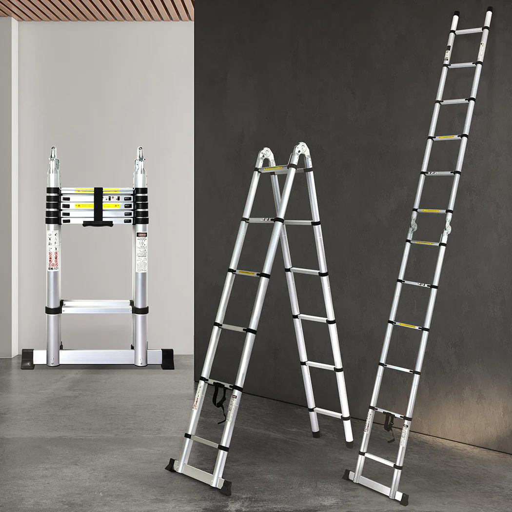 Traderight Folding Multi Purpose Ladder 12 Step - Image 7