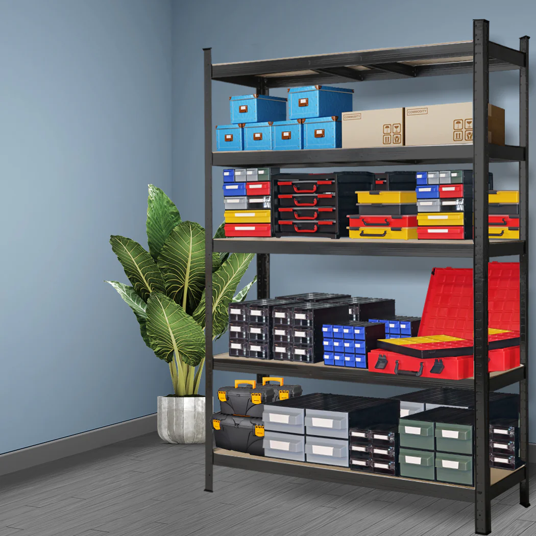 Traderight Warehouse Shelving Shelves Black - Image 7