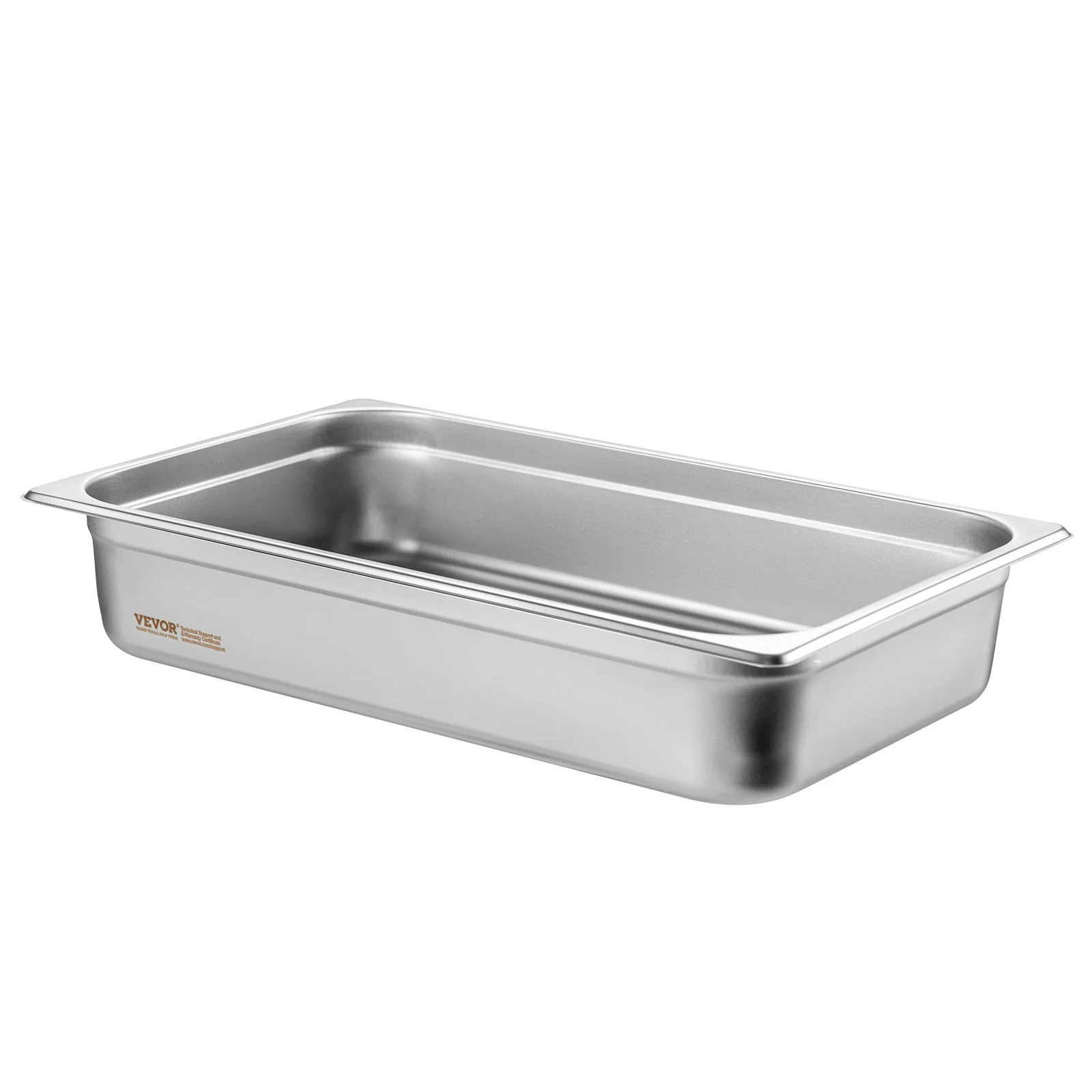 VEVOR 4 Pack Hotel Pans, Full Size Anti-Jam Steam Pan with Lid, 0.8mm Thick Stainless Steel Steam Table Pan, 4-Inch Deep Commercial Table Pan, Catering Storage Food Pan, for Industrial & Scientific - Image 10
