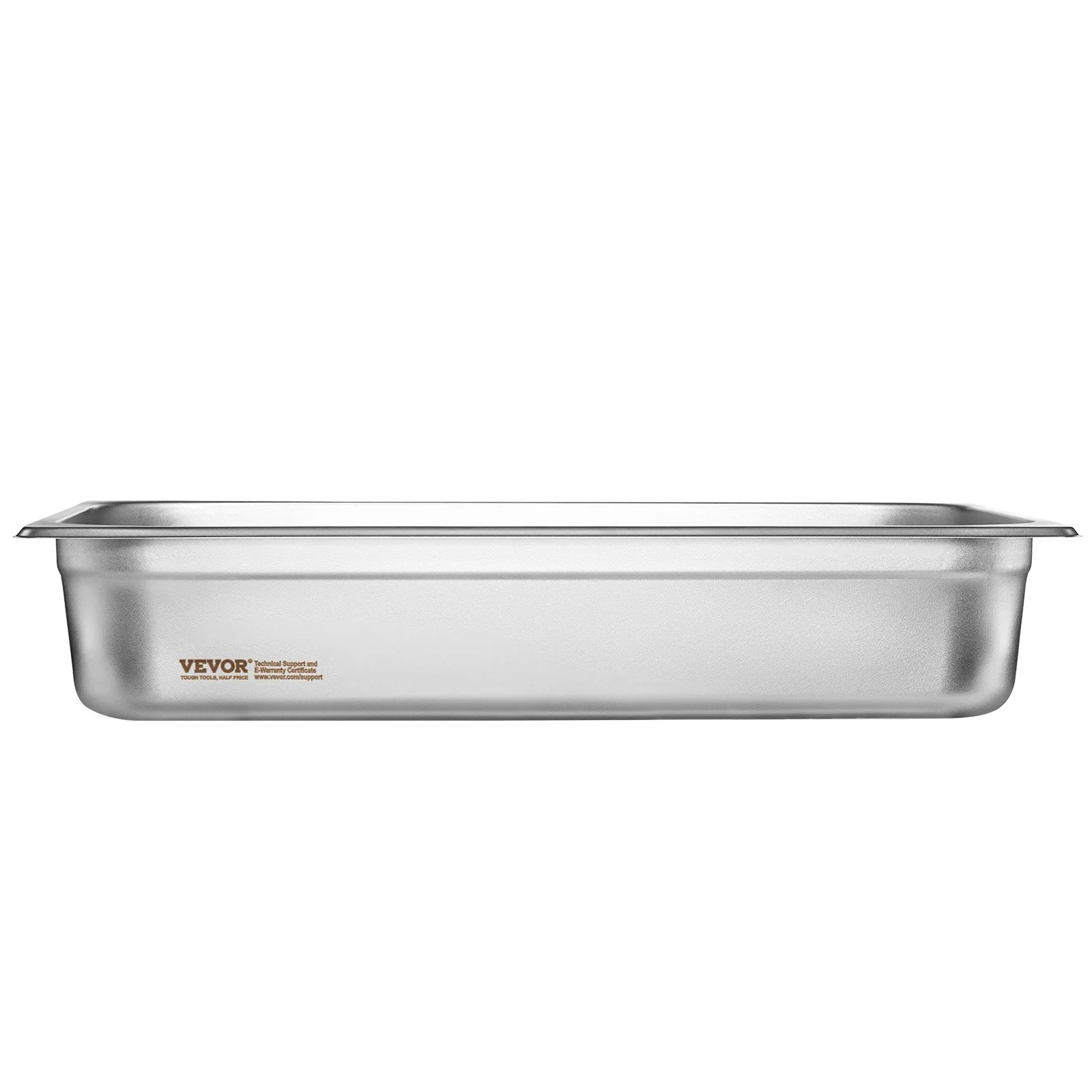 VEVOR 4 Pack Hotel Pans, Full Size Anti-Jam Steam Pan with Lid, 0.8mm Thick Stainless Steel Steam Table Pan, 4-Inch Deep Commercial Table Pan, Catering Storage Food Pan, for Industrial & Scientific - Image 11