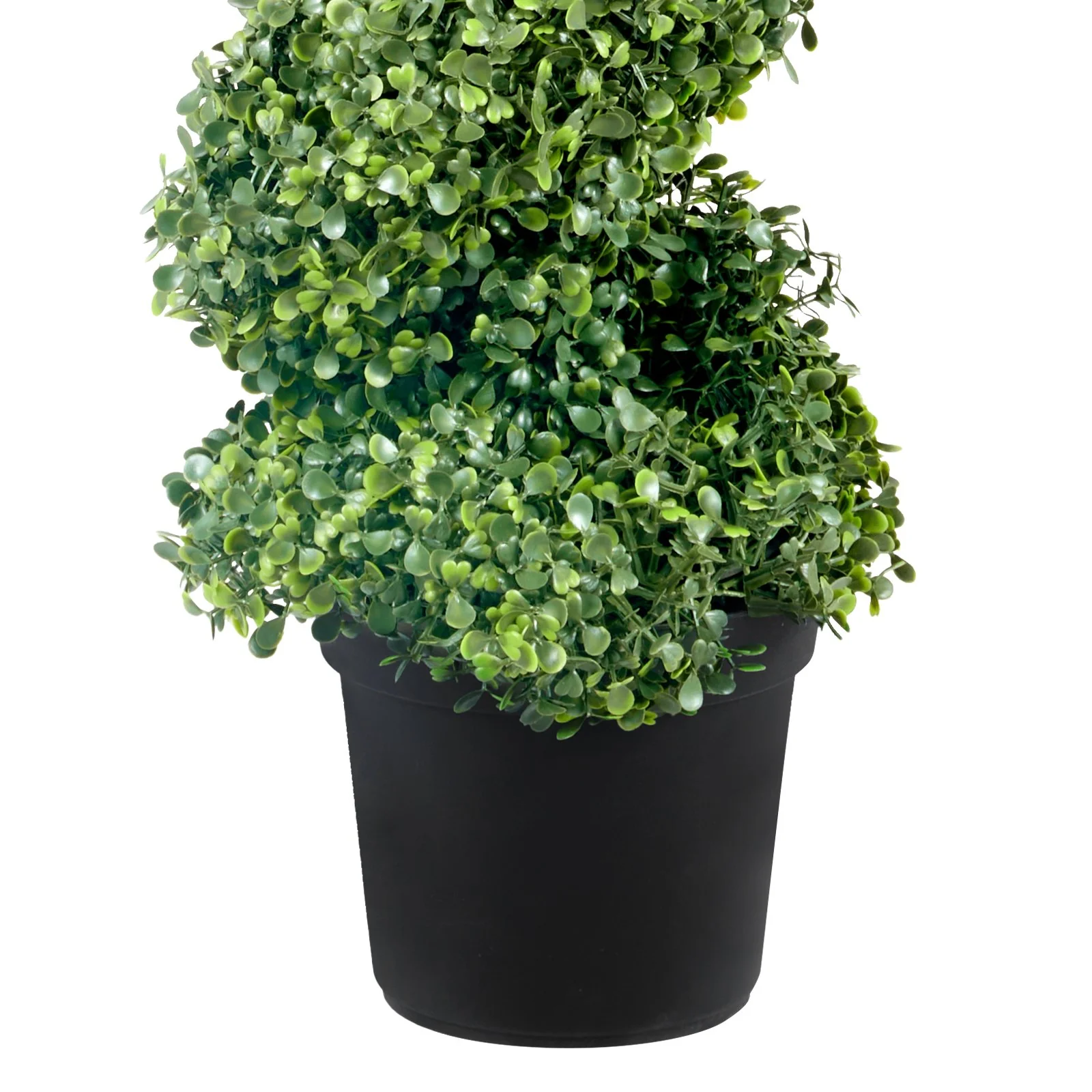 VEVOR Artificial Topiaries Boxwood Trees, 10cm Tall (2 Pieces) Faux Topiary Plant Outdoor, All-year Green Feaux Plant w/ Replaceable Leaves for Decorative Indoor/Outdoor/Garden - Image 11