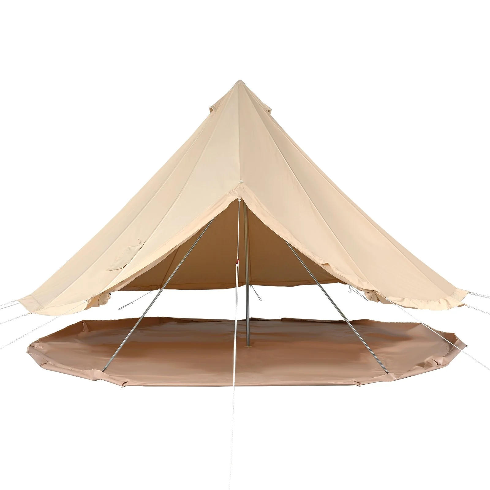 VEVOR Canvas Bell Tent 5m/16.4ft 4-Season Camping Yurt Tent with Stove Jack - Image 10