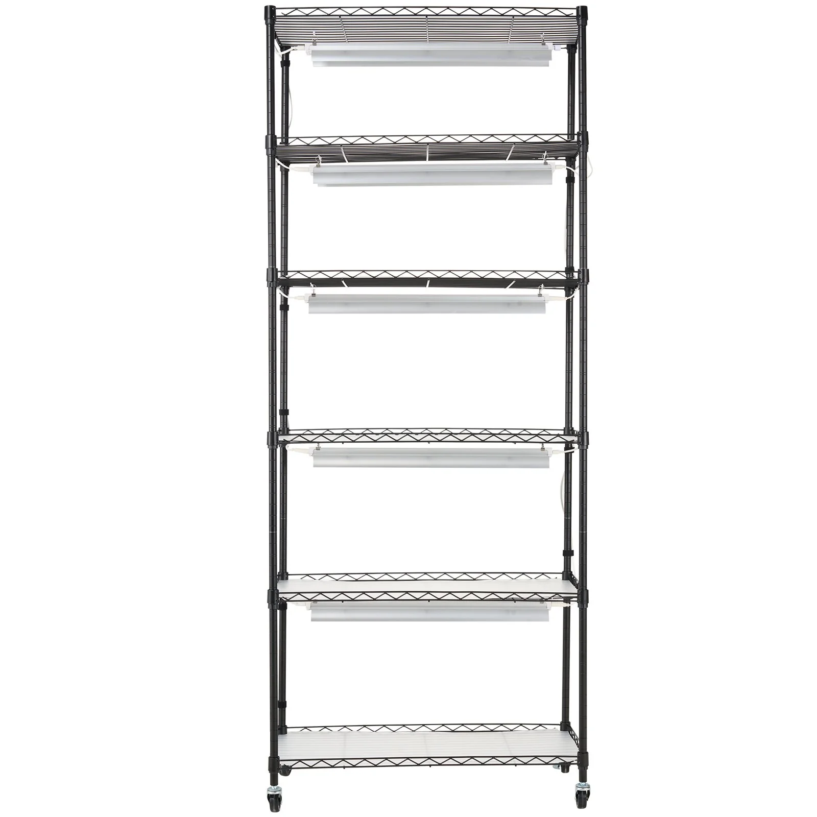 VEVOR DIY Plant Stand with Grow Lights 6 Tiers 192W 70.9" Tall Plant Grow Shelf - Image 10