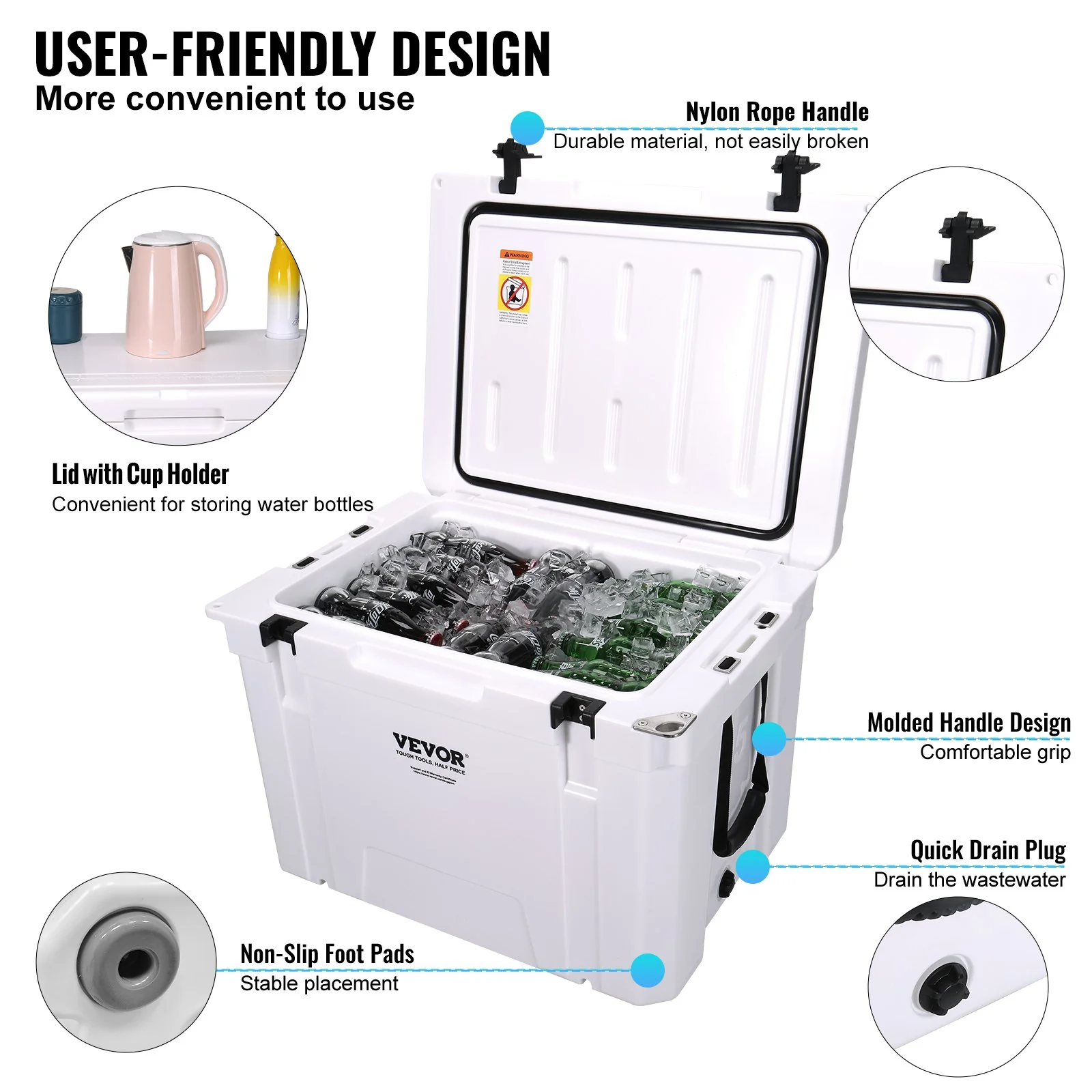VEVOR Insulated Portable Cooler - Image 6