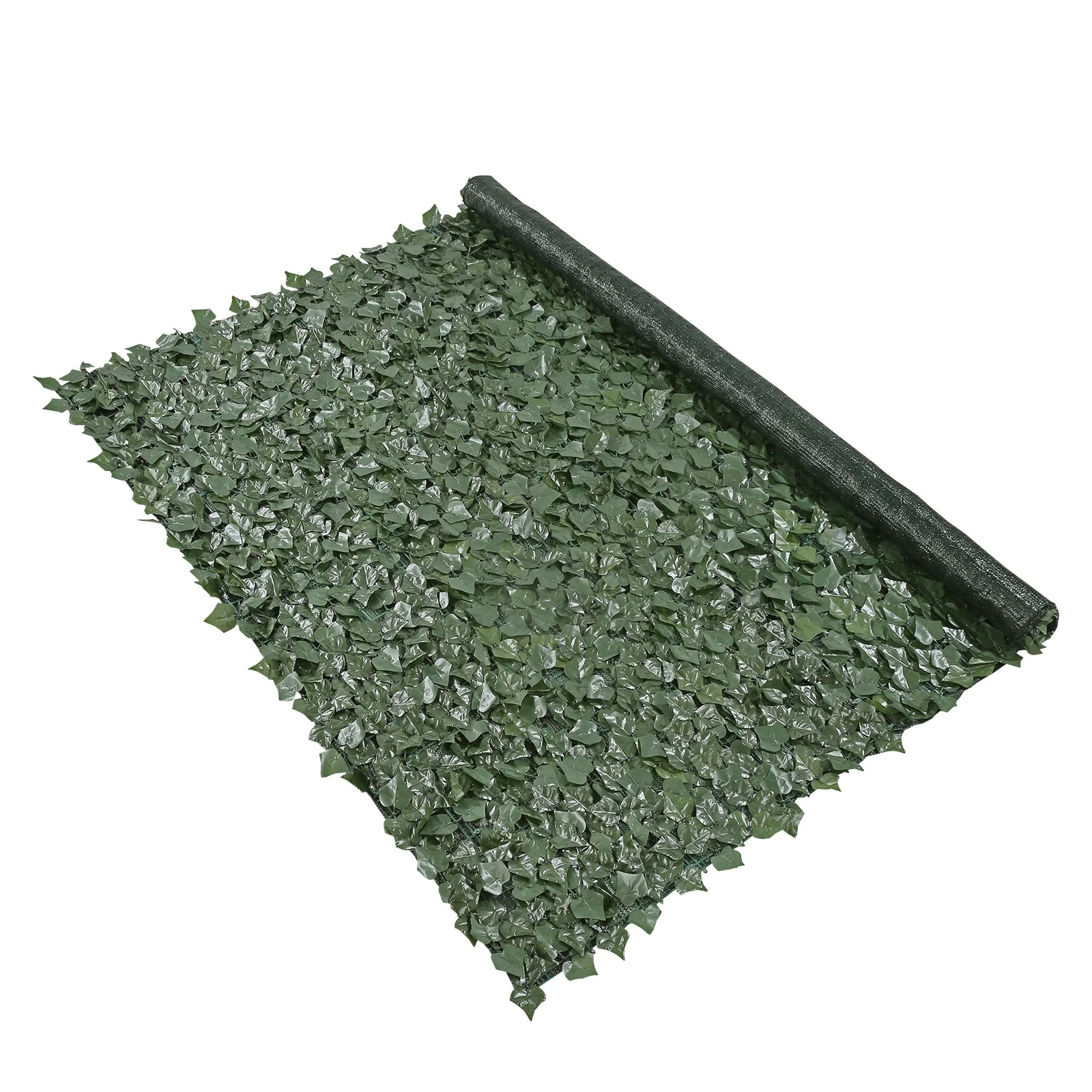 VEVOR Ivy Privacy Fence, 1830 x 2440 mm Artificial Green Wall Screen, Greenery Ivy Fence with Mesh Cloth Backing and Strengthened Joint, Faux Hedges Vine Leaf Decoration for Outdoor Garden, Yard - Image 11