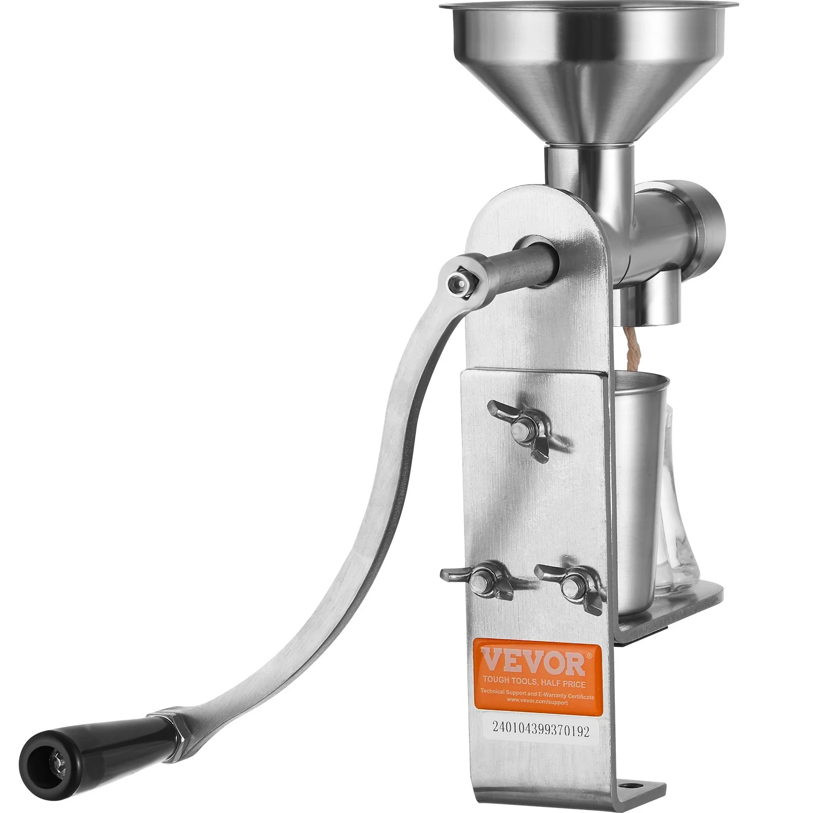 VEVOR Manual Oil Press Machine, Stainless Steel Oil Extractor Machine, Detachable Oil Presser for Effortless Cleaning, Household Oil Expeller for Pressing Peanuts, Sesame Seeds, Rapeseed, Tea Seeds - Image 11