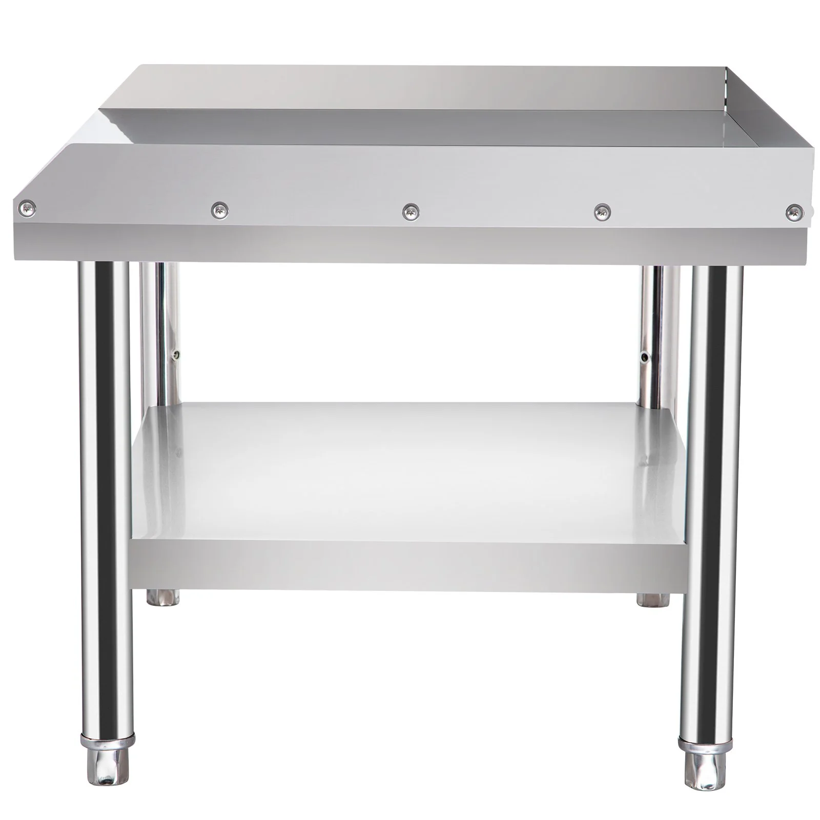 VEVOR Stainless Steel Equipment Grill Stand, 122 x 76 x 61cm Stainless Table, Grill Stand Table with Adjustable Storage Undershelf, Equipment Stand Grill Table for Hotel, Home, Restaurant Kitchen - Image 11