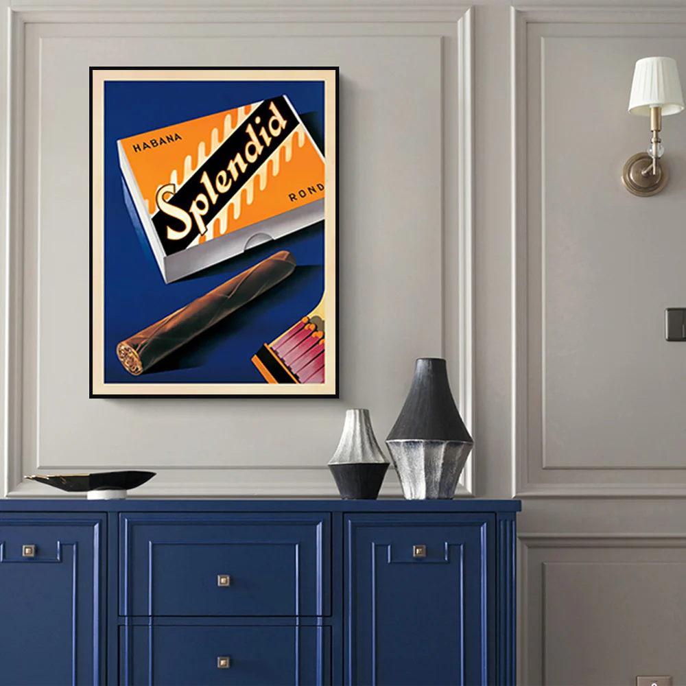 Wall Art 100cmx150cm Splendid Black Frame Canvas - Image 2