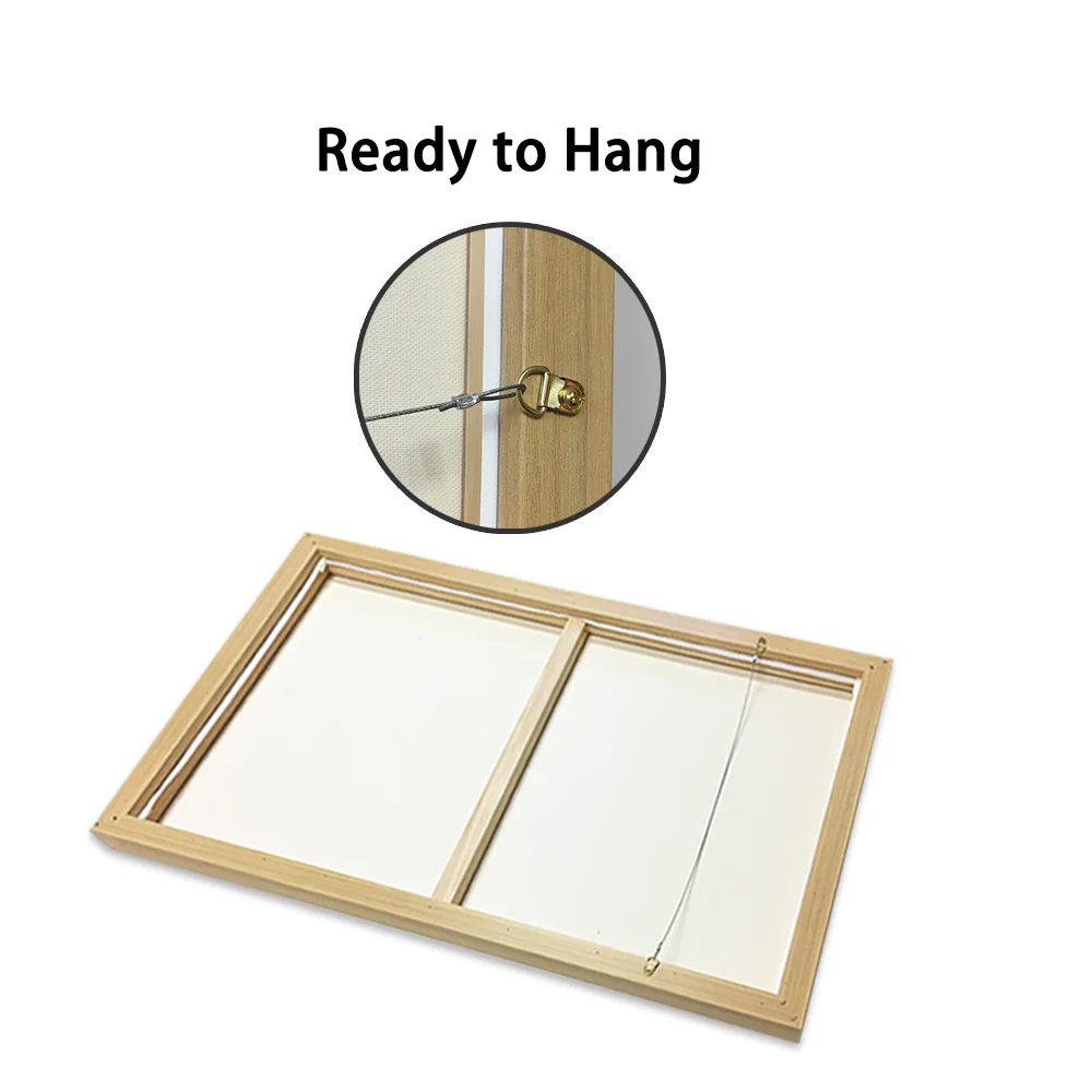 Wall Art 90cmx135cm Female Figure 2 Sets Gold Frame Canvas - Image 5