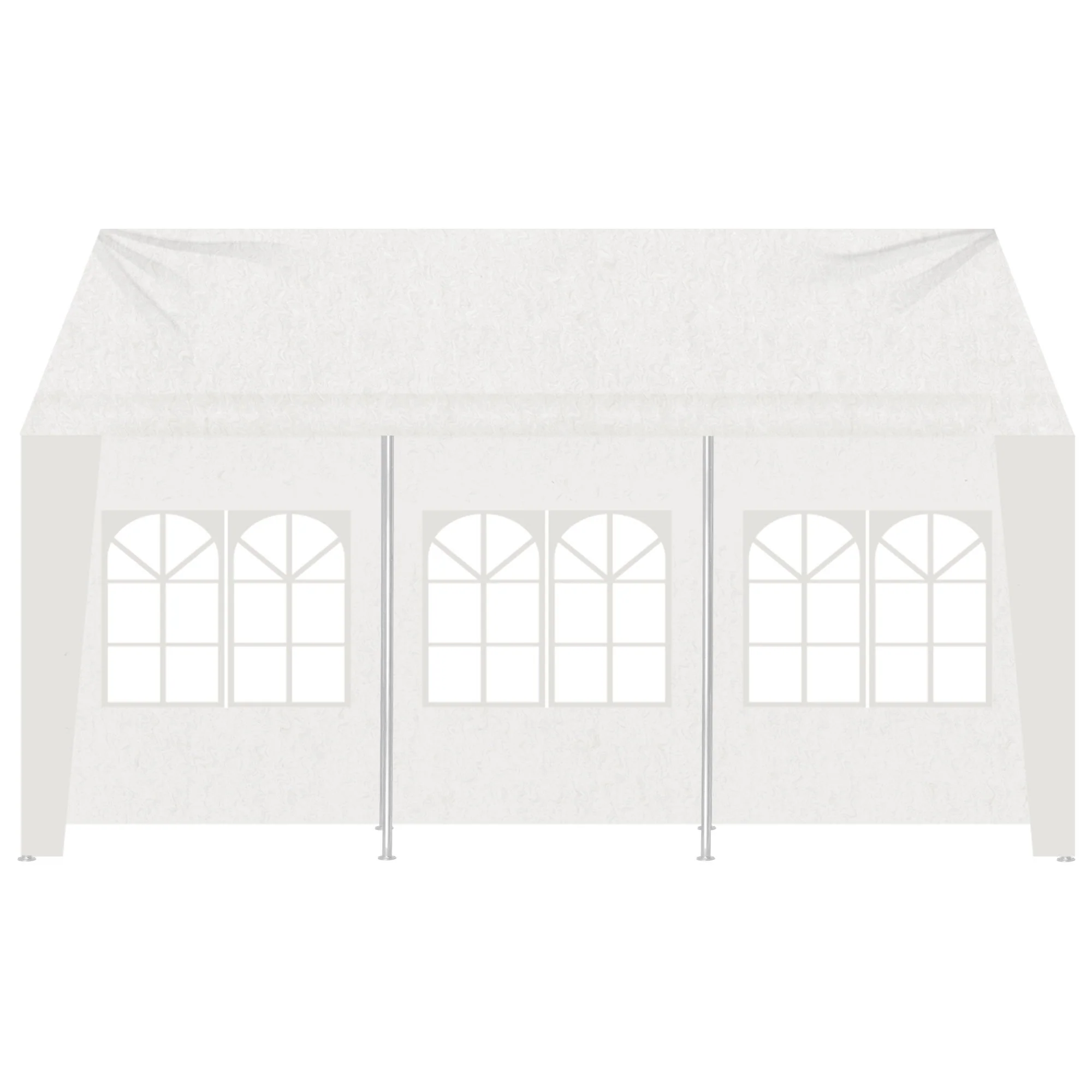 Wallaroo 6x6m Outdoor Event Marquee Gazebo Party Wedding Tent - White - Image 4