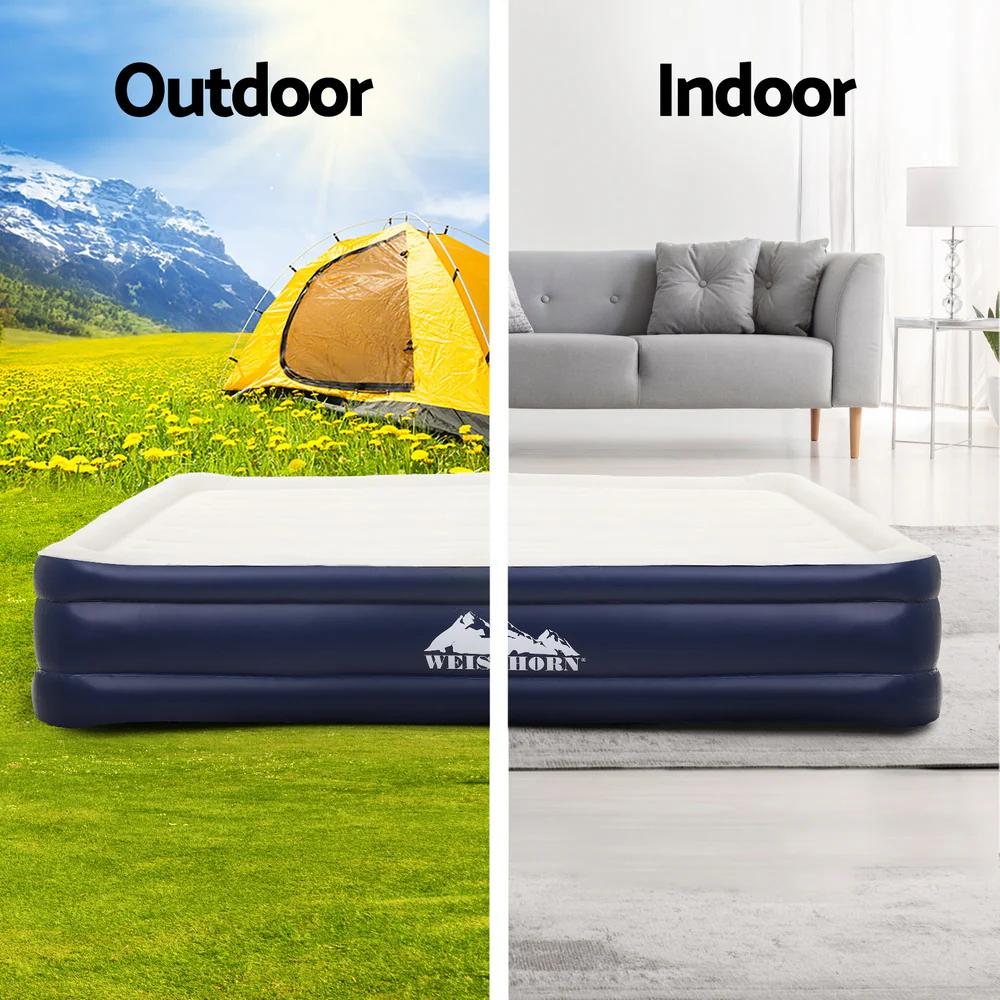 Weisshorn Air Mattress Double Inflatable Bed 46cm Air bed - Image 4
