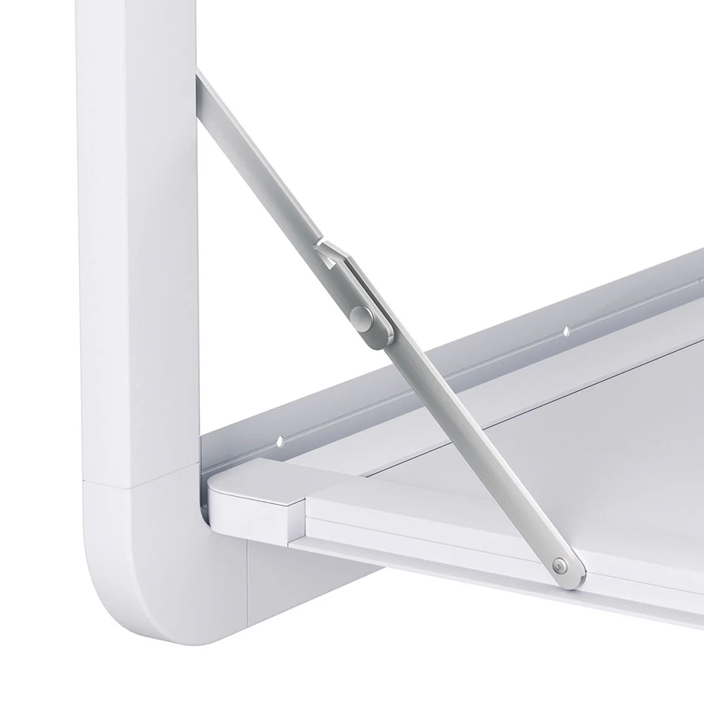 Weisshorn Caravan Table 800 x 450mm Folding Lockable White - Image 4