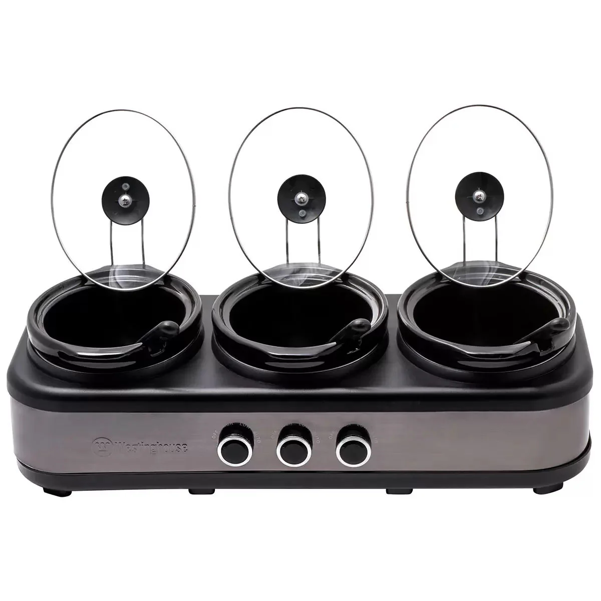 Westinghouse Slow Cooker Ceramic Pots 3 x 2.5L