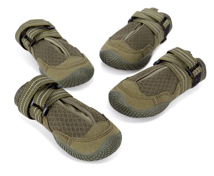 Whinhyepet Outdoor Adventure Dog Shoes - Green, Size 4 - Image 4