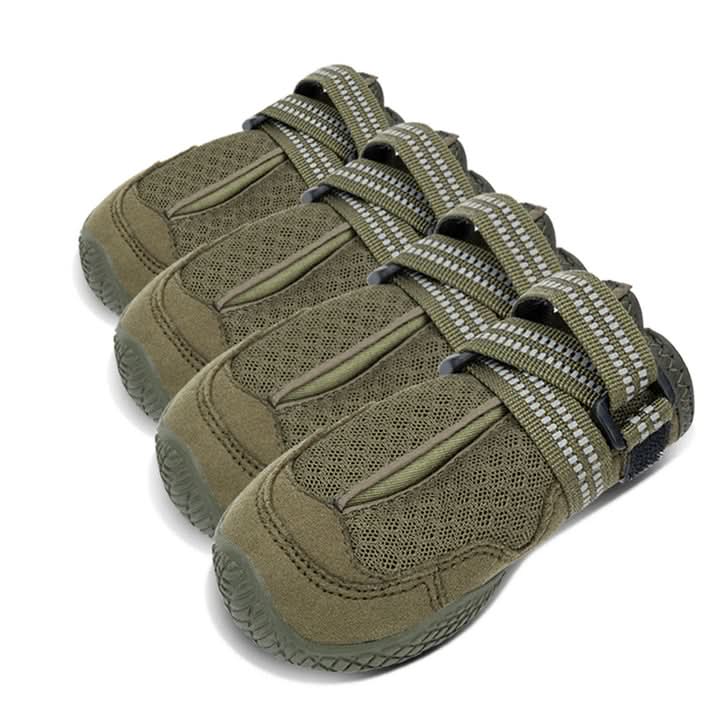 Whinhyepet Outdoor Adventure Dog Shoes - Green, Size 4 - Image 7