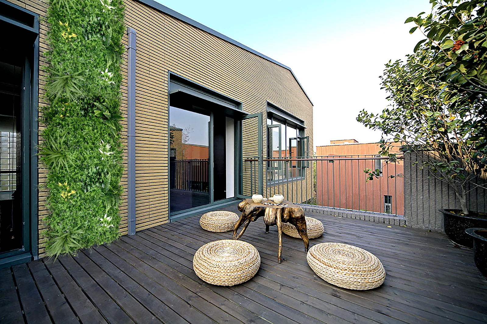 YES4HOMES 5 SQM Artificial Plant Wall Grass Panels Vertical Garden Tile Fence 1X1M Green - Image 4